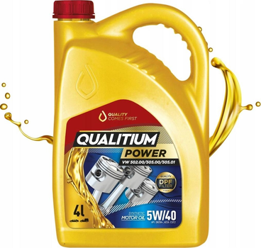 Моторне масло Qualitium Power 5W40 4 л (5906749636997)