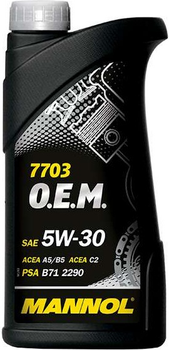 Моторне масло Mannol Energy Formula PSA 5W30 1 л (4036021101460)