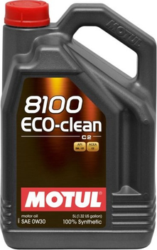Моторне масло Motul 8100 Eco-clean 0W30 5 л (3374650238395)