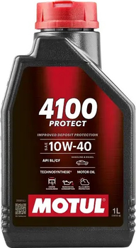 Моторне масло Motul 4100 Protect 10W40 1 л (3374650407753)