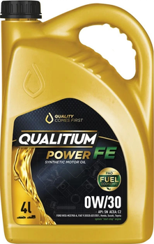 Моторне масло Qualitium Power FE 0W30 4 л (5906749637512)