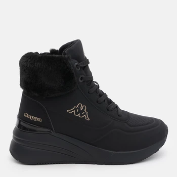 Жіночі зимові черевики низькі Kappa Danielle 15K0042002 39 25 см Black (4066893269241)