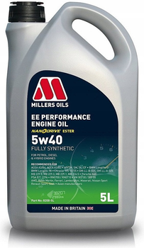 Моторне масло Millers Oils EE Performance 5W40 5 л (5024081820857)