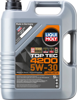 Моторне масло Liqui Moly Top Tec 4200 5W30 5 л (4100420089732)