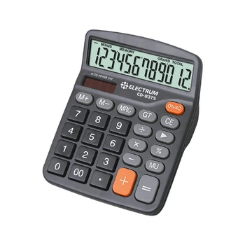 Калькулятор електронний Electrum CD-837S 12-розрядний подвійне живлення (D-CD-1480)