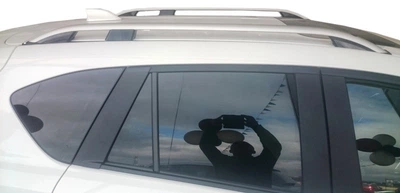 Рейлинги для Mazda CX-5 (2012-2017 гг), комплект (2 шт), рейлинги на крышу Mazda CX-5, аксессуары Mazda CX-5