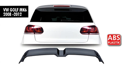 Спойлер для Volkswagen Golf 6 2008-2014 Хетчбек (Вариант 3, черный глянец)