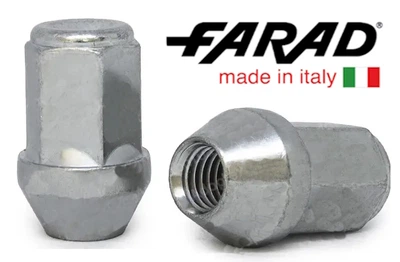 Гайки колесные M12x1,25x35; Цинк, Конус, ключ 21 (закрытые), Farad gk115 - шт. (Subaru, Suzuki, Niva, Nissan, Infiniti, Matiz )