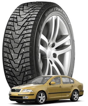 Hankook Winter i*Pike RS2 W429 205/55 R16 94T XL шип - Шины Skoda Octavia 1996 -