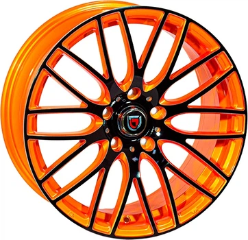 Zorat Wheels ZW-3189 OPWB R18 W8 PCD5x115 ET38 DIA73.1 Orange Black Polish White Band
