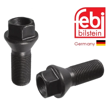 Болты колесные M14x1,25x47; Конус, Черный мат, ключ 17, Febi Bilstein bk531 - шт. (BMW)