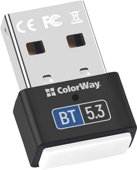 Адаптер Bluetooth ColorWay 5.3 USB (CW-AD-BT53)