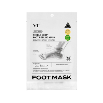 Пілінг-маска для ніг VT Reedle Shot Foot Peeling Mask з AHA-кислотами та мікроголками 1 пара