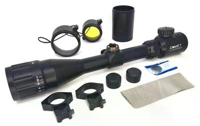 Оптичний приціл Comet 3-9x40 AOEG Rangefinder (підсвічування, кріплення, паралакс, бленда)