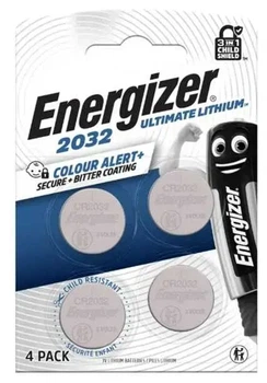 Батарейка літієва ENERGIZER CR2032 Ultimate Lithium 4BL