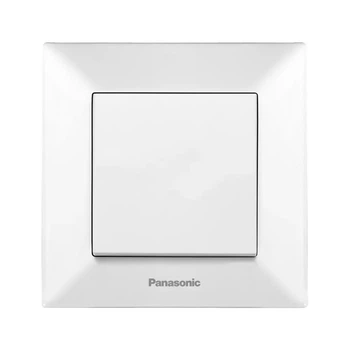 Выключатель одноклавишный Panasonic Arkedia Slim белый wntc0001-2wh