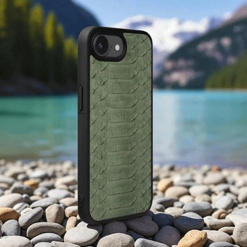 Накладка SkinBacker Python Scales для Apple iPhone 16е Оливковый (79788)