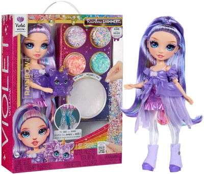 Ігровий набір з лялькою Rainbow High Rainbow Shimmers Віолетта зі слаймом (122425)