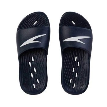 Шлёпанцы для бассейна Speedo, EVA материал, противоскользящие, тёмно-синие, размер 39