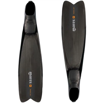 Ласты для подводной охоты Mares Instinct Pro Polytec 38/39 черные, анатомическая галоша, лёгкие и мощные