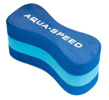 Колобашка для плавання Aqua Speed JUNIOR 3 LAYESR PULLBUOY блакитний 20x8x10cм (149-01)