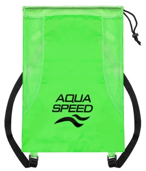 Сітчастий рюкзак для плавання Aqua Speed, поліестер, салатово-чорний