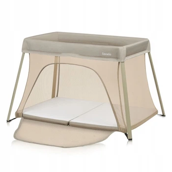 Ліжечко-манеж Lionelo ALICE BEIGE OLIVE 110,5 х 74,5 х 68 см - оливковий