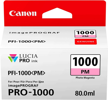 Картридж Canon PFI-1000 Photo Magenta 80 мл (0551C001)