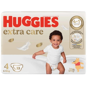 Підгузки Huggies Extra Care 4 (8-16 кг), 33 шт.