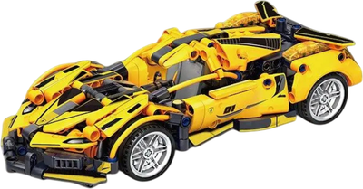 Конструктор Maya Toys Суперкар жовтий 422 деталі (J2012C)