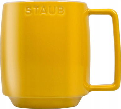 Kubek Staub Serving ceramiczny Żółty 350 ml (3272340059285)