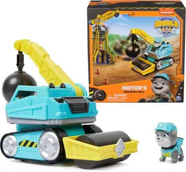 Машинка с фигуркой Spin Master Paw Patrol Щенячий патруль Крепыш и команда Шаровой таран Мотор (6069674)