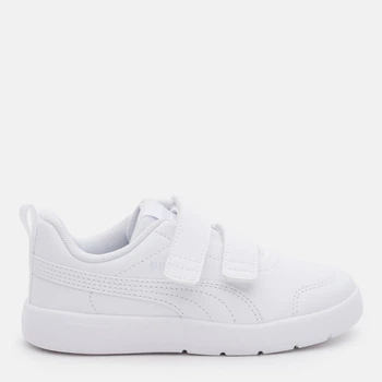 Підліткові кеди для хлопчика Puma Courtflex V3 V PS 39764202 35 White-White-Silver Mist (4067979524285)