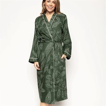 Халат женский длинный Cyberjammies Imogen 9345 XL хаки
