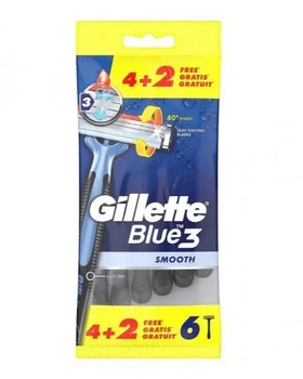 Бритвы одноразовые Gillette Blue 3 Sense Care 6 шт.