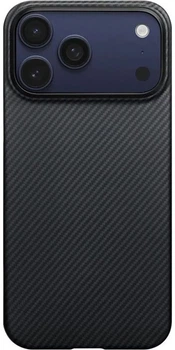 Чохол для смартфона Pitaka Ultra-Slim Case with PitaTap Twill 600D для Apple iPhone 17 Pro Black/Grey (KI1701BP)