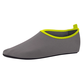 Тапочки для пляжа и кораллов аквашузы аквасоки SP-Sport 6962 размер 35-36 Grey-Neon Green
