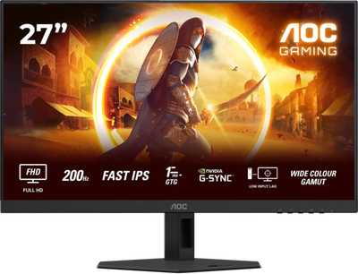 Монiтор 27" AOC 27G4HRE Black