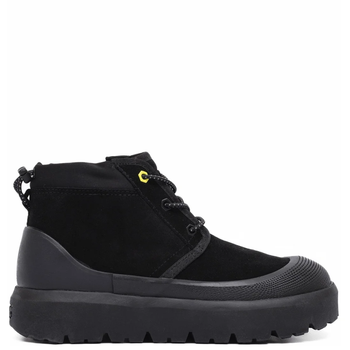 Чоловічі уггі Гібрид Чоботи Зимові Чорні Замш UGG Neumel Hybrid Black (44, чорний)