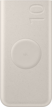 УМБ Samsung 10000mAh Wireless Battery Pack U2510 Beige (EB-U2510XUEGEU) (RA7X30A2MQXHAB) - Уцінка