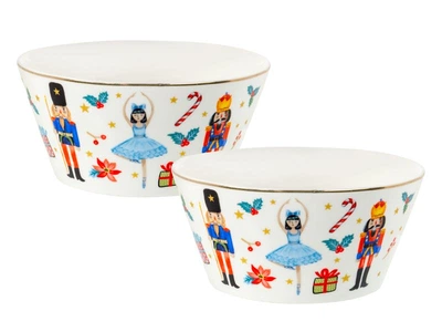 Набор салатников White Christmas Lefard 922-101 (14см) 2шт