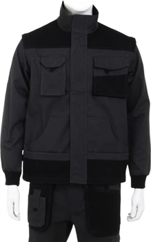 Куртка робоча THUNDER, 100% бавовна 300 g/m2, сіро-чорна, розмір 54 {арт. 5899708154}