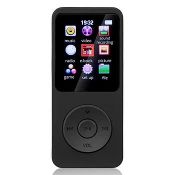Багатофункціональний MP3-MP4 музичний плеєр з Bluetooth 5.0, чорний "P" (76162641)