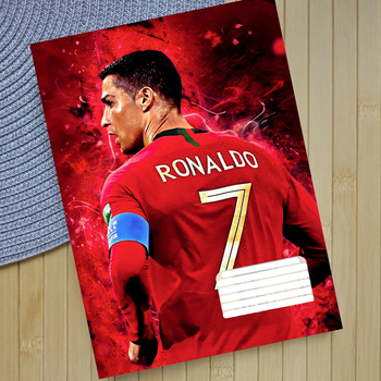 Тетрадь Криштиану Роналду Cristiano Ronaldo 18 листов клетка 24459