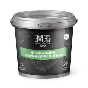 Краска для плитки эпоксидная MG 1 кг Черная (З335)