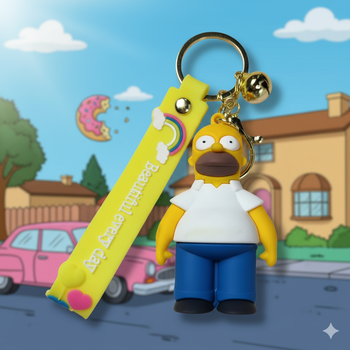 Брелок Гомер Симпсон Homer Simpson фигурка игрушка для ключей, рюкзака, сумки 6.5см
