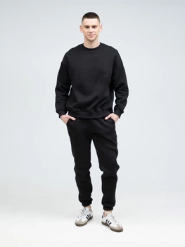 Спортивний костюм чоловічий Ray Оверсайз U0804M XL Чорний (RAY2000000030388)