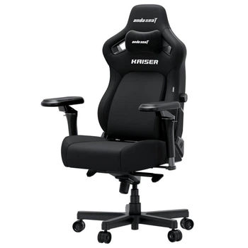 Кресло игровое Anda Seat Kaiser 4 V2 Carbon Black Fabric Size XL (AD12YDDC-XLL-20-B-CF-03)