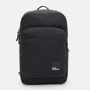 Рюкзак спортивный тканевый 20 л вмещает формат А4 Jack Wolfskin Terraview A64867-6000 Черный (4064886444194)