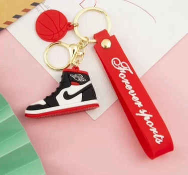 Брелок Кросівок Nike Air, чорно-білий